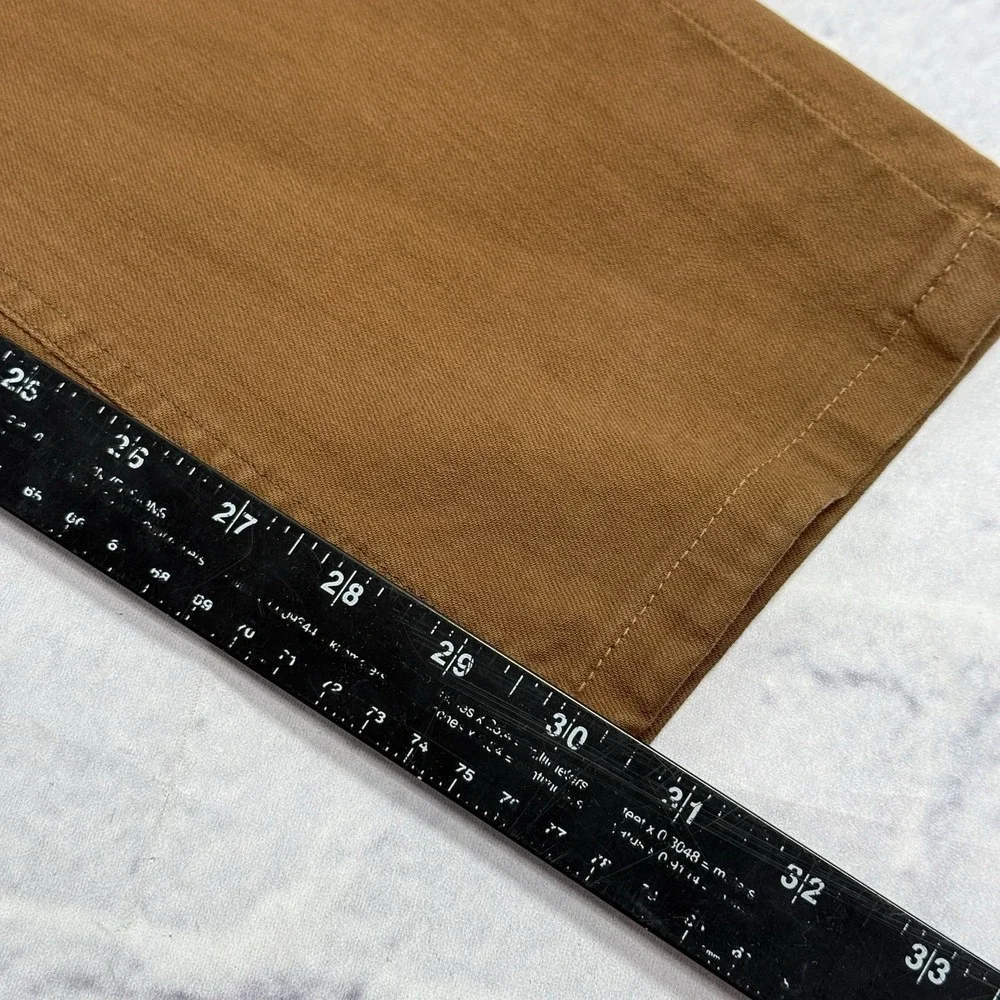 Authentic Fendi Roma Brown Slim Fit Stretch Pants‎ 34x31